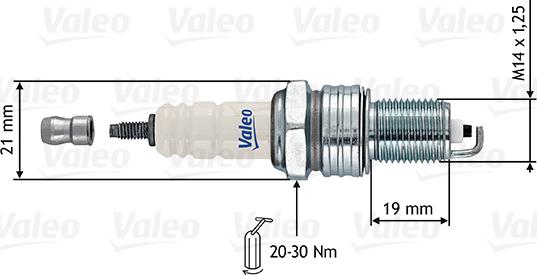 Valeo 246891 - Aizdedzes svece ps1.lv