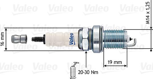 Valeo 246898 - Aizdedzes svece ps1.lv