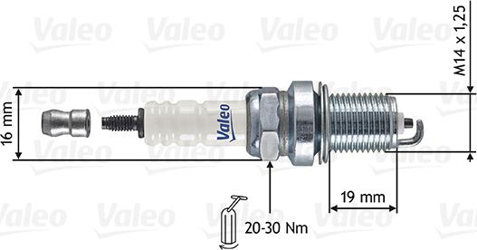 Valeo 246855 - Aizdedzes svece ps1.lv