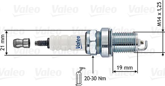 Valeo 246856 - Aizdedzes svece ps1.lv