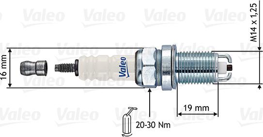 Valeo 246869 - Aizdedzes svece ps1.lv