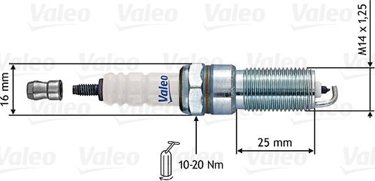 Valeo 246866 - Aizdedzes svece ps1.lv