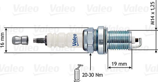 Valeo 246884 - Aizdedzes svece ps1.lv