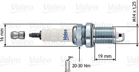 Valeo 246886 - Aizdedzes svece ps1.lv