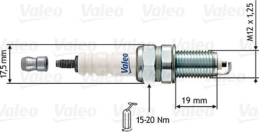 Valeo 246888 - Aizdedzes svece ps1.lv