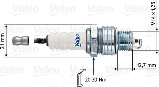 Valeo 246878 - Aizdedzes svece ps1.lv