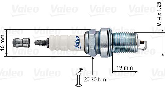 Valeo 246877 - Aizdedzes svece ps1.lv