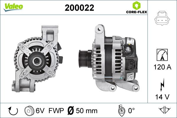 Valeo 200022 - Ģenerators ps1.lv