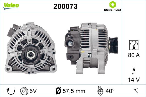 Valeo 200073 - Aizmugurējais lukturis ps1.lv