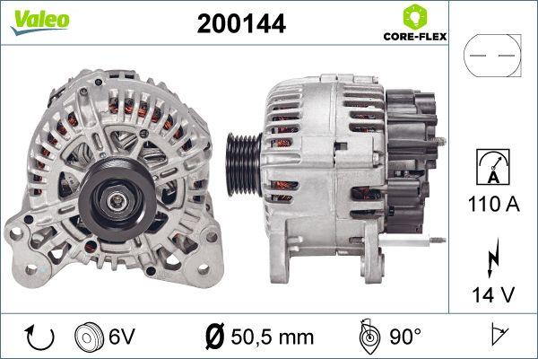 Valeo 200144 - Ģenerators ps1.lv