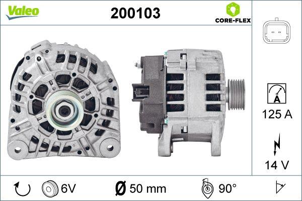 Valeo 200103 - Ģenerators ps1.lv