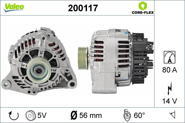 Valeo 200117 - Ģenerators ps1.lv