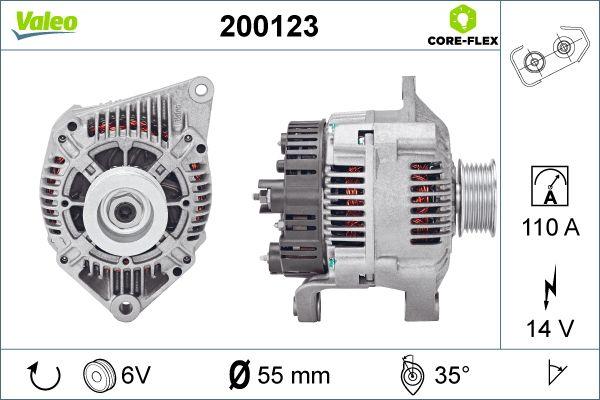 Valeo 200123 - Ģenerators ps1.lv