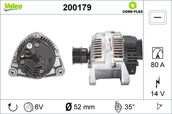 Valeo 200179 - Ģenerators ps1.lv