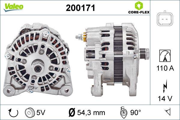 Valeo 200171 - Ģenerators ps1.lv