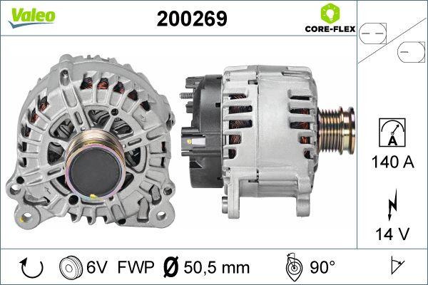 Valeo 200269 - Ģenerators ps1.lv