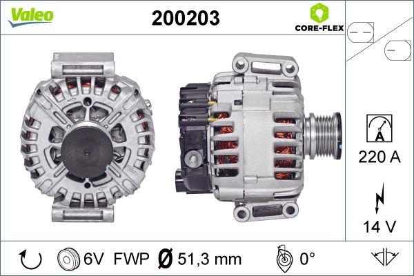 Valeo 200203 - Ģenerators ps1.lv