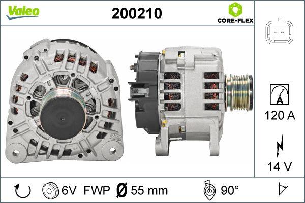 Valeo 200210 - Ģenerators ps1.lv