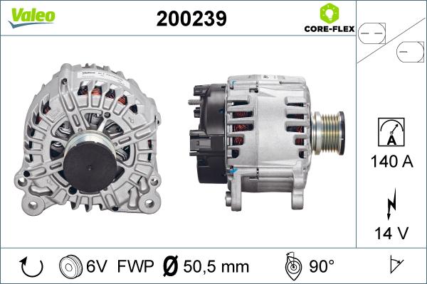 Valeo 200239 - Ģenerators ps1.lv