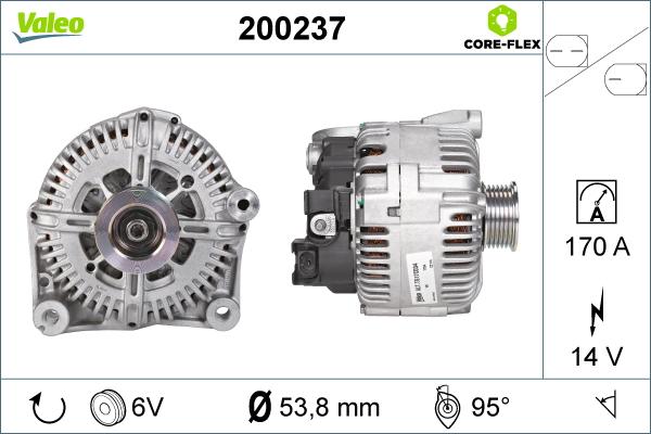 Valeo 200237 - Ģenerators ps1.lv