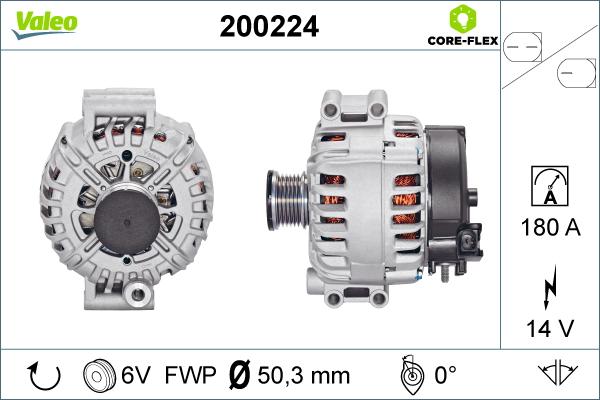 Valeo 200224 - Ģenerators ps1.lv