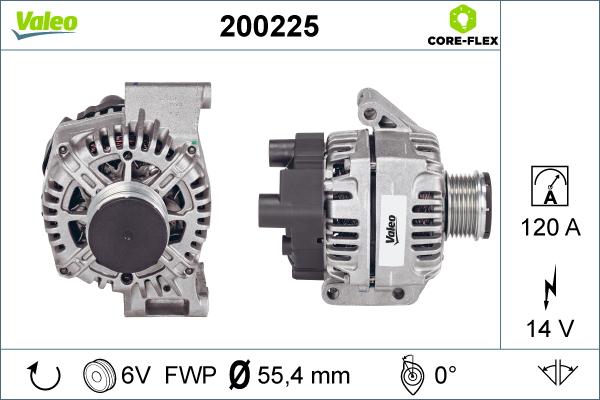 Valeo 200225 - Ģenerators ps1.lv