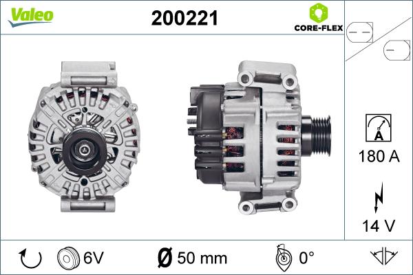 Valeo 200221 - Ģenerators ps1.lv