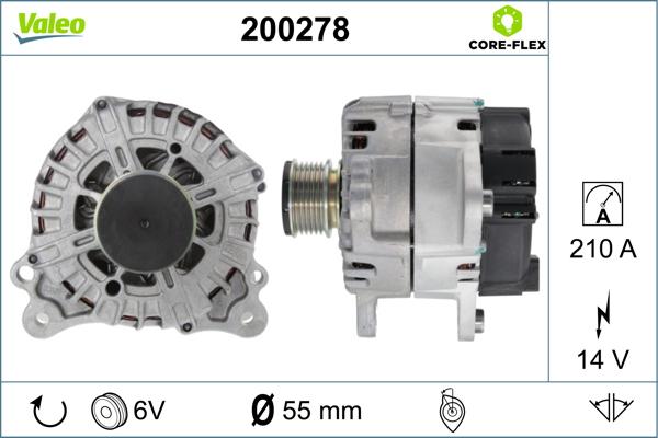 Valeo 200278 - Ģenerators ps1.lv