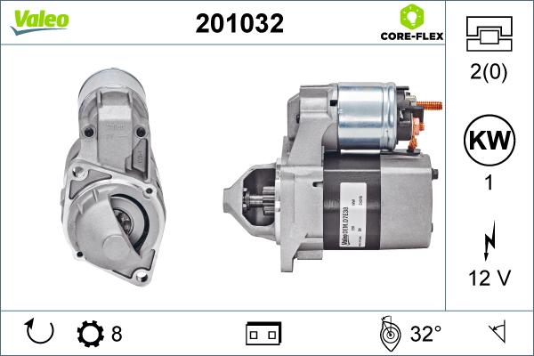 Valeo 201032 - Starteris ps1.lv