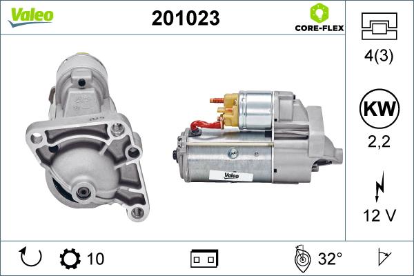 Valeo 201023 - Starteris ps1.lv