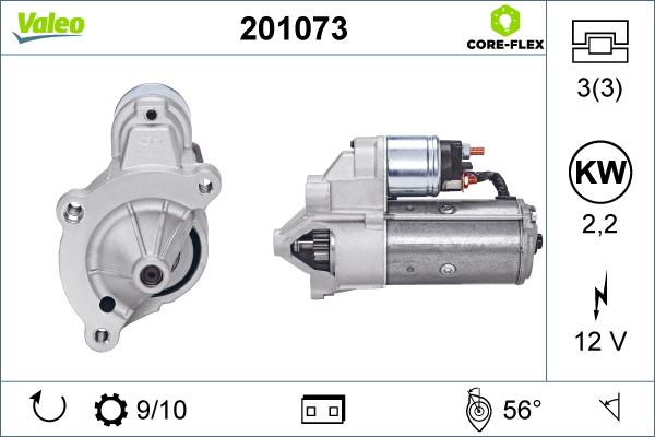 Valeo 201073 - Starteris ps1.lv