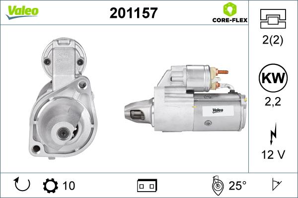 Valeo 201157 - Starteris ps1.lv