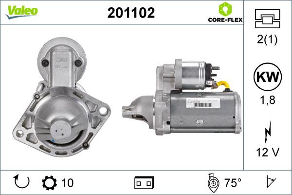 Valeo 201102 - Starteris ps1.lv