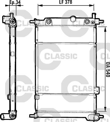 Valeo 230994 - Radiators, Motora dzesēšanas sistēma ps1.lv