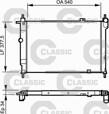 Valeo 230993 - Radiators, Motora dzesēšanas sistēma ps1.lv