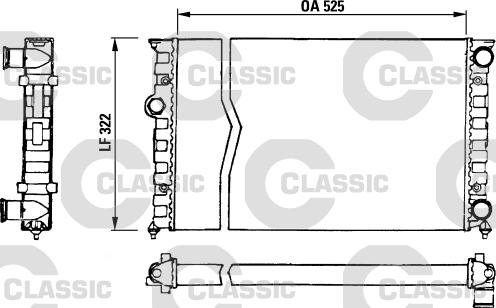 Valeo 230505 - Radiators, Motora dzesēšanas sistēma ps1.lv