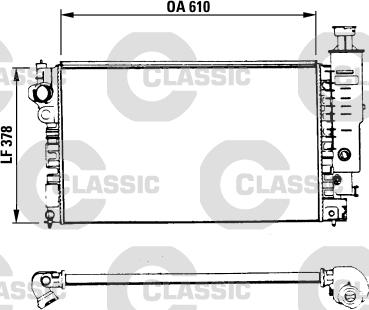 Valeo 230575 - Radiators, Motora dzesēšanas sistēma ps1.lv