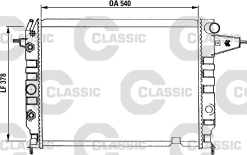 Valeo 230395 - Radiators, Motora dzesēšanas sistēma ps1.lv