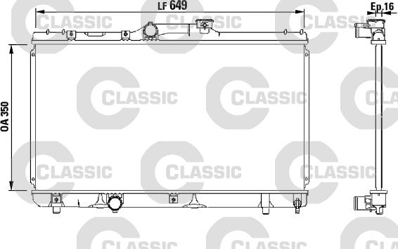 Valeo 231441 - Radiators, Motora dzesēšanas sistēma ps1.lv