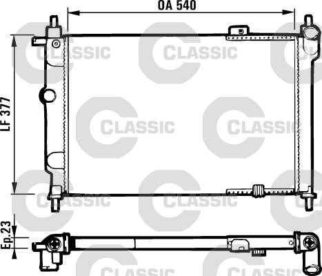 Valeo 231551 - Radiators, Motora dzesēšanas sistēma ps1.lv