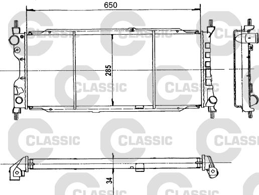 Valeo 231179 - Radiators, Motora dzesēšanas sistēma ps1.lv