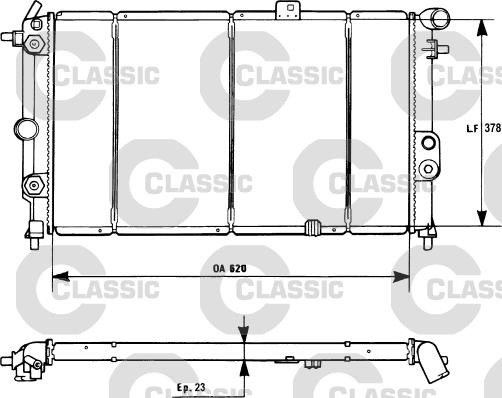 Valeo 231175 - Radiators, Motora dzesēšanas sistēma ps1.lv