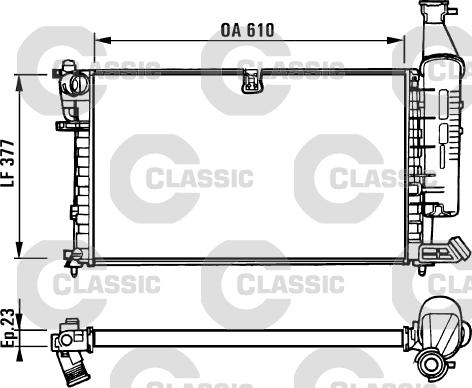 Valeo 231296 - Radiators, Motora dzesēšanas sistēma ps1.lv