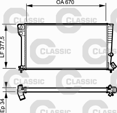 Valeo 231743 - Radiators, Motora dzesēšanas sistēma ps1.lv