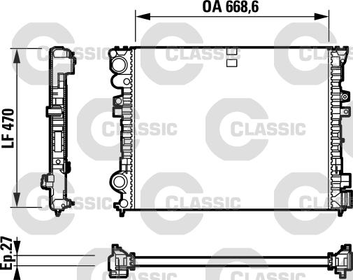 Valeo 232692 - Radiators, Motora dzesēšanas sistēma ps1.lv