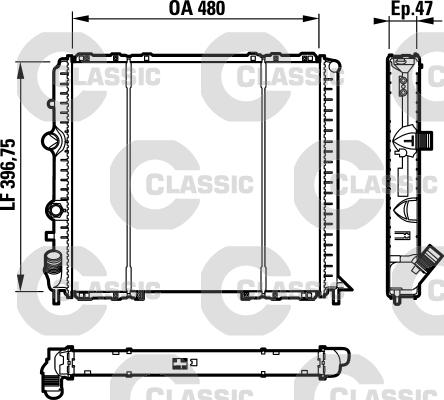 Valeo 232071 - Radiators, Motora dzesēšanas sistēma ps1.lv