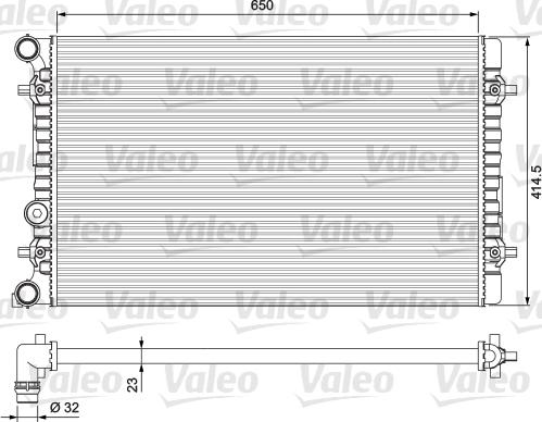 Valeo 232175 - Radiators, Motora dzesēšanas sistēma ps1.lv