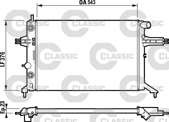 Valeo 232724 - Radiators, Motora dzesēšanas sistēma ps1.lv