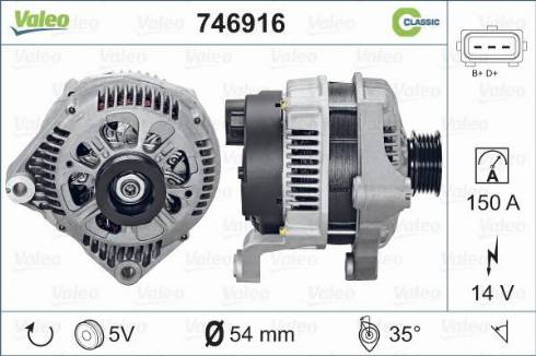 Valeo 746916 - Ģenerators ps1.lv