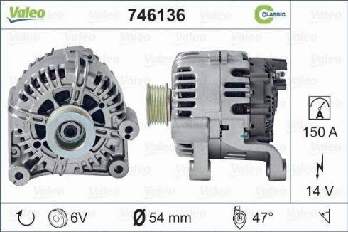 Valeo 746136 - Ģenerators ps1.lv